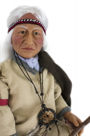 картинка Кукла "Индеец Sitting Bull", 41 см, арт 40102 интернет-магазин TuKiTu.ru